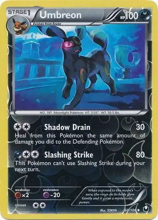 60/108 Umbreon DEX Uncommon Reverse Holo