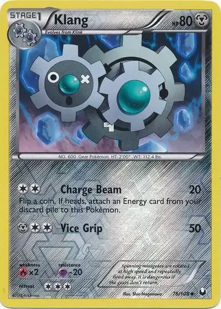 76/108 Klang DEX Uncommon Reverse Holo