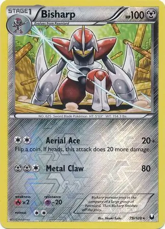 79/108 Bisharp DEX Rare Reverse Holo