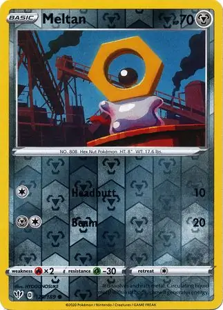 129/189 Meltan DAA Common Reverse Holo