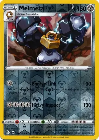 130/189 Melmetal DAA Rare Reverse Holo
