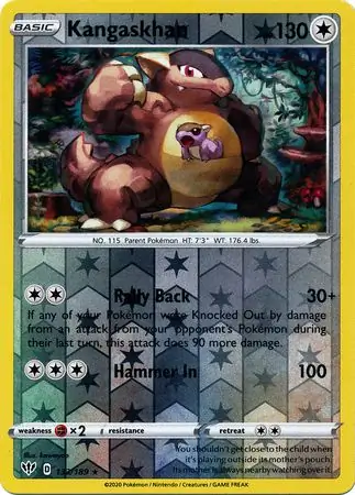 133/189 Kangaskhan DAA Rare Holo Reverse Holo