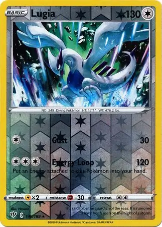 140/189 Lugia DAA Rare Reverse Holo