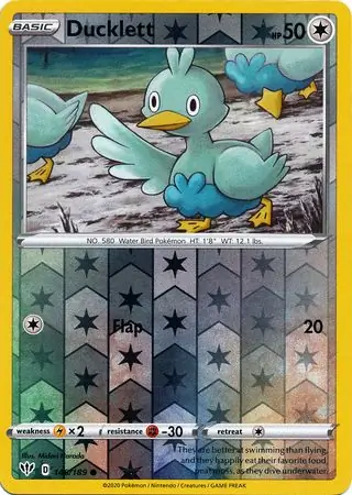 148/189 Ducklett DAA Common Reverse Holo