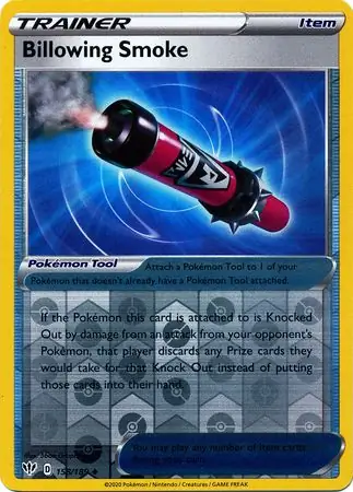 158/189 Billowing Smoke DAA Uncommon Reverse Holo