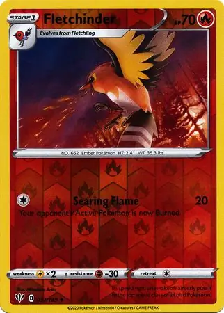 031/189 Fletchinder DAA Uncommon Reverse Holo