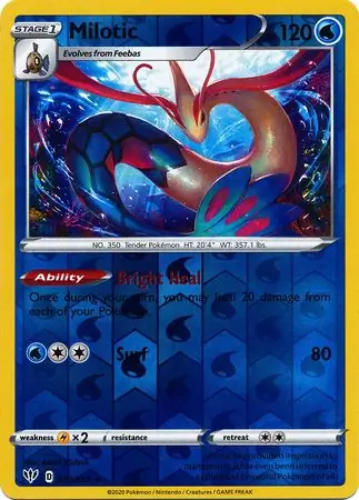 039/189 Milotic DAA Rare Holo Reverse Holo
