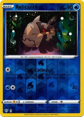 040/189 Relicanth DAA Uncommon Reverse Holo