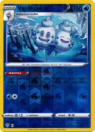047/189 Vanilluxe DAA Rare Reverse Holo