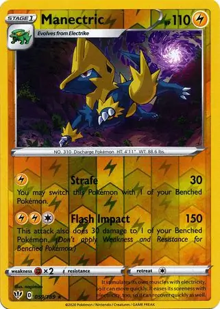 059/189 Manectric DAA Rare Reverse Holo