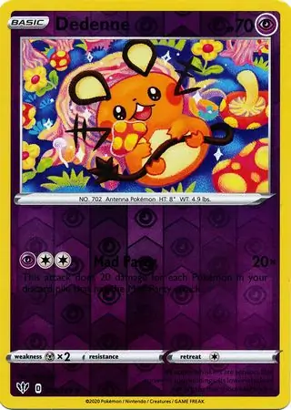 078/189 Dedenne DAA Uncommon Reverse Holo