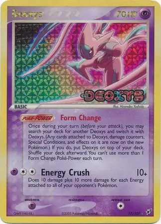 17/107 Deoxys DX Rare Reverse Holo