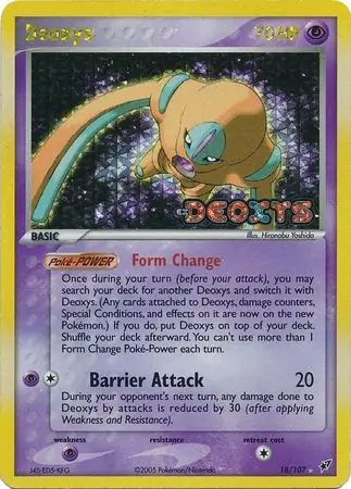 18/107 Deoxys DX Rare Reverse Holo