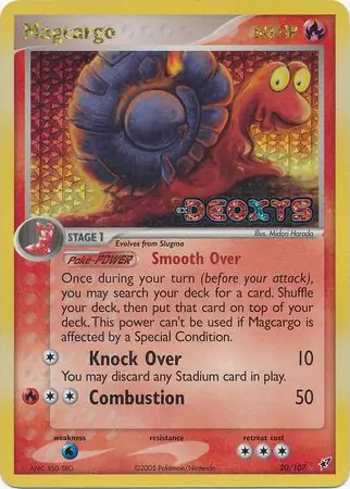 20/107 Magcargo DX Rare Reverse Holo