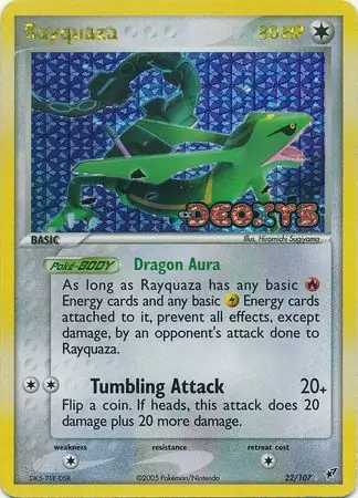 22/107 Rayquaza DX Rare Reverse Holo