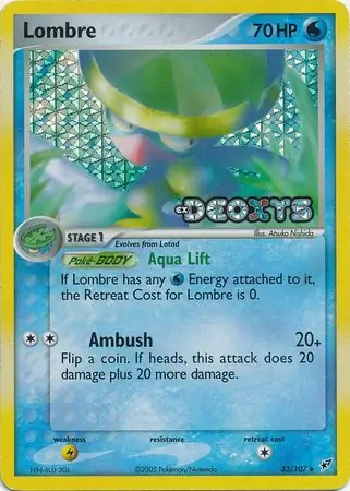 33/107 Lombre DX Uncommon Reverse Holo