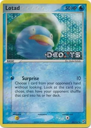 35/107 Lotad DX Uncommon Reverse Holo