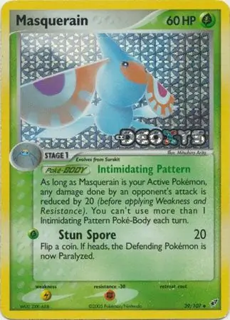 39/107 Masquerain DX Uncommon Reverse Holo