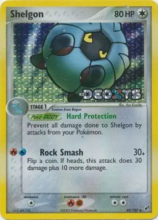 45/107 Shelgon DX Uncommon Reverse Holo