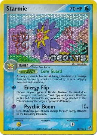 48/107 Starmie DX Uncommon Reverse Holo