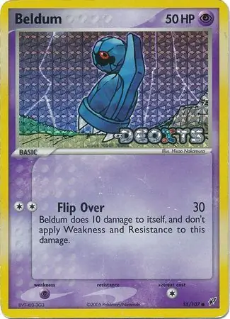 55/107 Beldum DX Common Reverse Holo