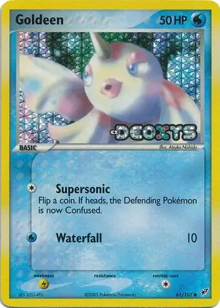 Goldeen 61/107 3 EX DEOXYS COMMON REVERSE HOLO LIGHTLY PLAYED PTCG