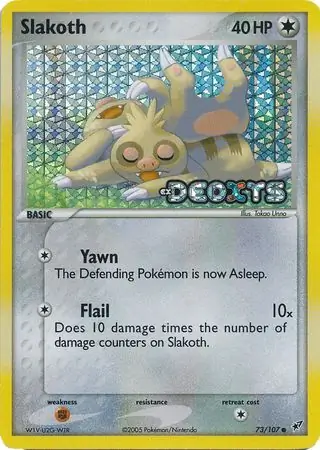 73/107 Slakoth DX Common Reverse Holo