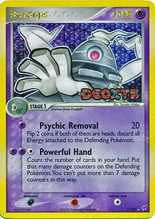 7/107 Dusclops DX Rare Holo Reverse Holo