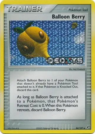 Balloon Berry Deoxys 84/107 Uncommon Reverse Holo