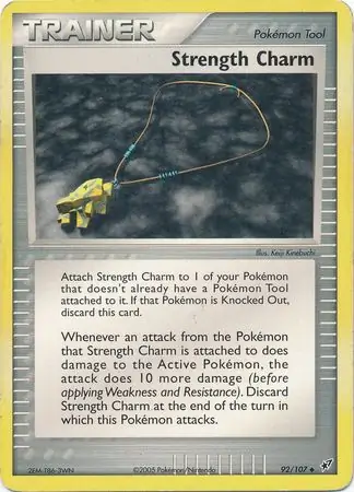 92/107 Strength Charm DX Uncommon Reverse Holo
