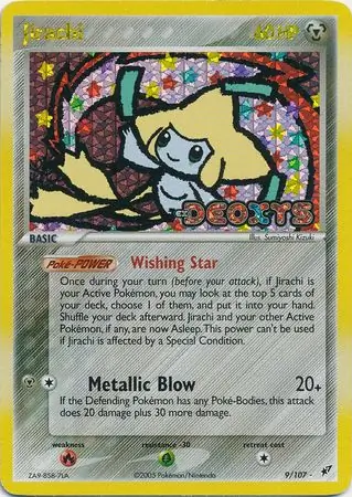 Jirachi Deoxys 9/107 Rare Holo Reverse Holo