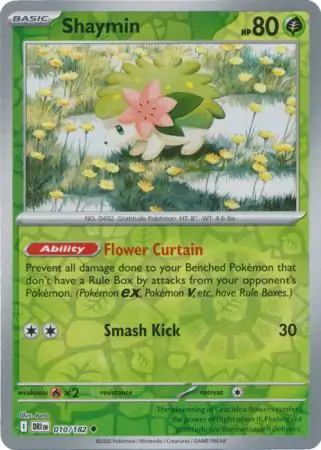 010/182 Shaymin DRI Uncommon Reverse Holo