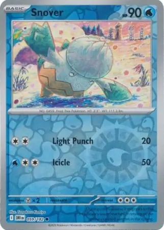 059/182 Snover DRI Common Reverse Holo