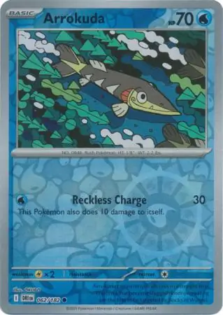 062/182 Arrokuda DRI Common Reverse Holo