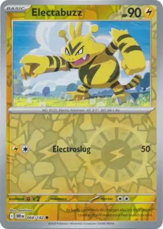 068/182 Electabuzz DRI Common Reverse Holo