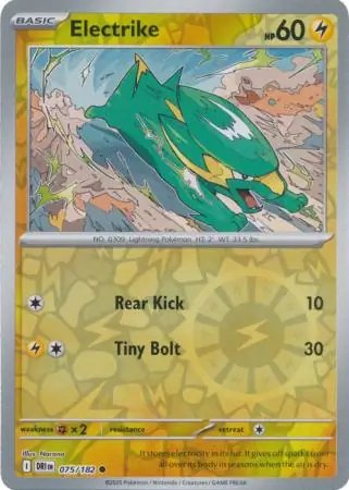 075/182 Electrike DRI Common Reverse Holo
