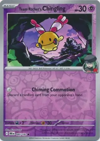 085/182 Team Rocket's Chingling DRI Common Reverse Holo