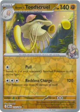 110/182 Arven's Toedscruel DRI Uncommon Reverse Holo