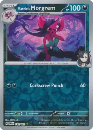 135/182 Marnie's Morgrem DRI Uncommon Reverse Holo