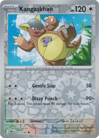 151/182 Kangaskhan DRI Common Reverse Holo