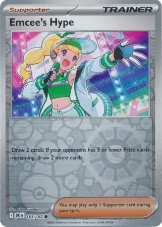 163/182 Emcee's Hype DRI Common Reverse Holo