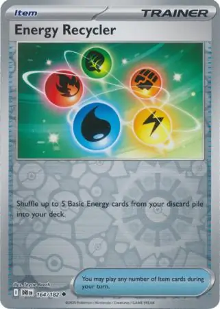 164/182 Energy Recycler DRI Uncommon Reverse Holo