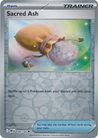 168/182 Sacred Ash DRI Uncommon Reverse Holo