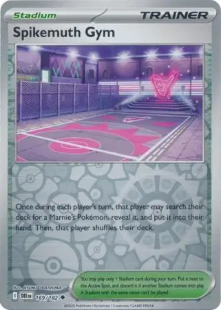 169/182 Spikemuth Gym DRI Uncommon Reverse Holo