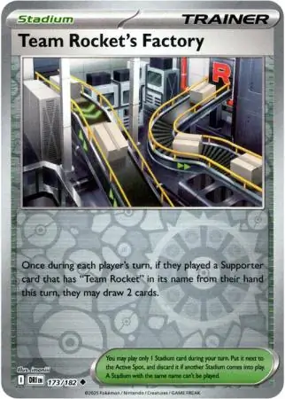 173/182 Team Rocket's Factory DRI Uncommon Reverse Holo