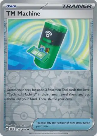 181/182 TM Machine DRI Uncommon Reverse Holo