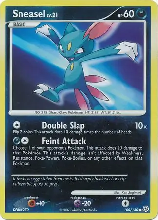 100/130 Sneasel DP Common Reverse Holo