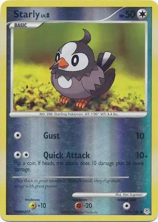 101/130 Starly DP Common Reverse Holo