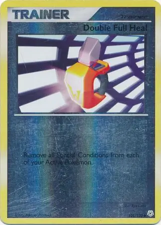 105/130 Double Full Heal DP Uncommon Reverse Holo
