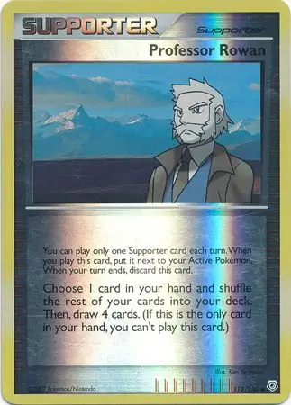 112/130 Professor Rowan DP Uncommon Reverse Holo